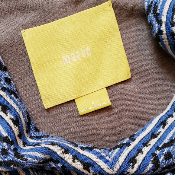 Maeve Anthropologie Lazuli Tribal Print Dress Sz 0 - Picture 4 of 7